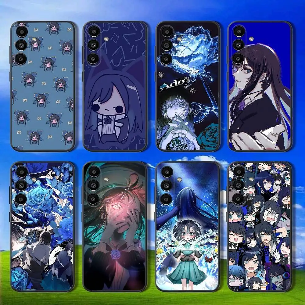 

A-Ado Kyogen X Uta Phone Case For Samsung Galaxy A13,A21s,A22,A31,A32,A52,A53,A71,A80,Soft Black Shell