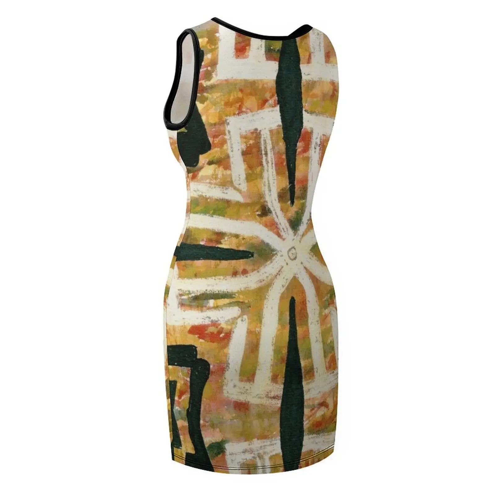 مجردة Mudcloth 19 فساتين فستان الشمس بلا أكمام للمرأة 2025 فستان للنساء فساتين عيد ميلاد للنساء فساتين الرقص #5