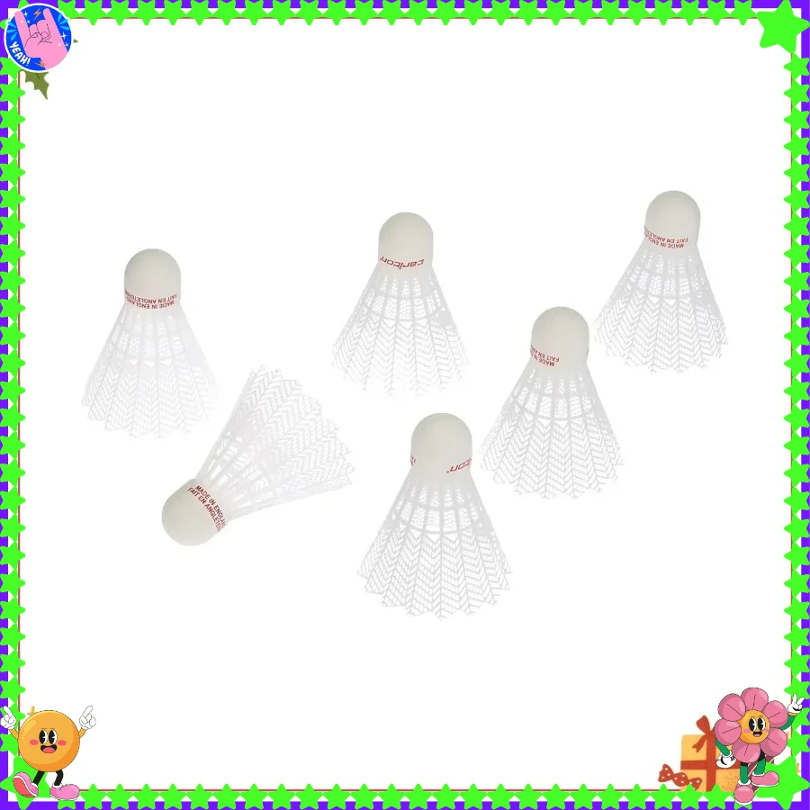 

Среднескоростные воланы для бадминтона T-800, прочный и последовательный полет, идеально подходят для тренировок, клубных игроков, тренеров. Белый