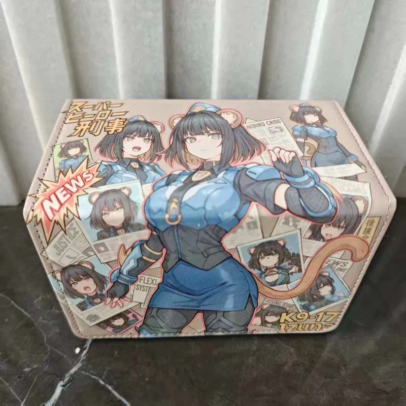 

New Yu-Gi-Oh! K9-17 Izuna Magnetic Leather Card Box PTCG OPCG DTCG VG Large Capacity Game Collection Card Storage Box Toy Gift