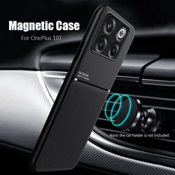 For OnePlus 10T Case Car Magnetic Leather Cover Soft Frame Funda On For One Plus 10T OnePlus ACE Pro ACEPro 5G Phone Cases Capa