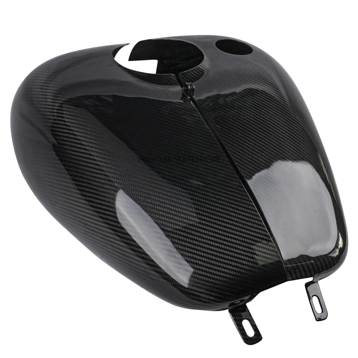 Motorcycle 3K Twill Glossy Carbon Fiber Fuel Tank for Road Glide Street Glide 2018-2023