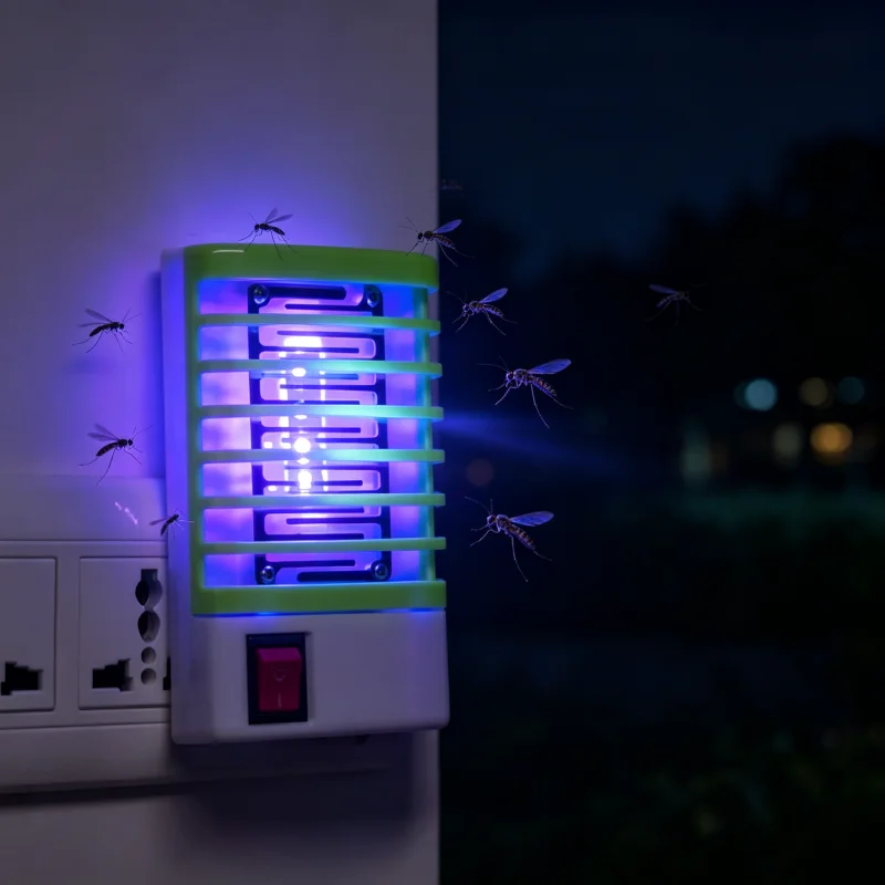 Hot Mini Mosquito Killer Lamps LED Socket Electric Insect Mosquito Repeller Household Socket Zapper Night Lamp