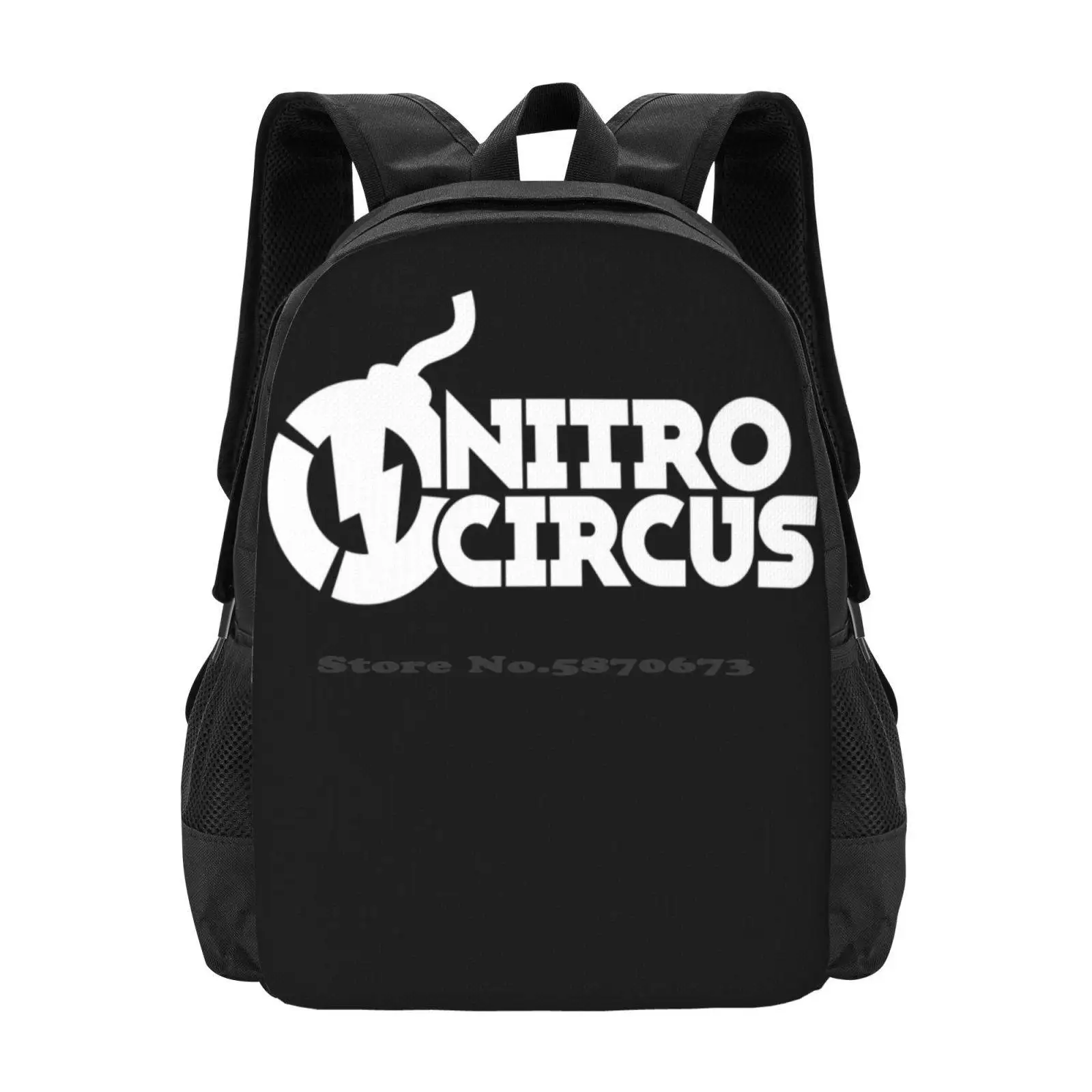 Attraction Nitro Circus Logo 2021 Masmaret Hot Sale Schoolbag Backpack Fashion Bags Attraction Nitro Circus Logo 2021 Masmaret