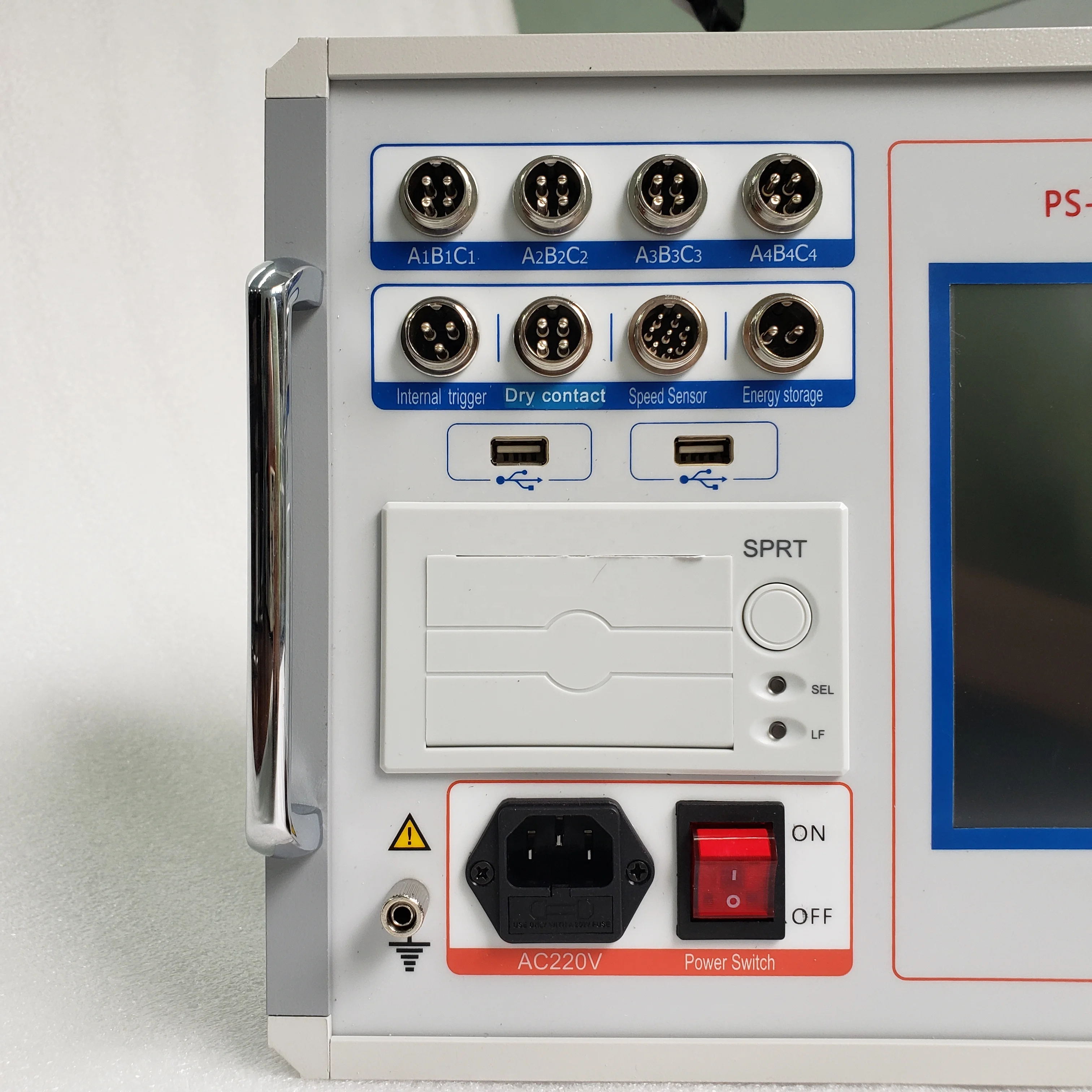 Touch Screen Circuit Breaker Switch Characteristic Tester High Voltage Digital Circuit Breaker Tester