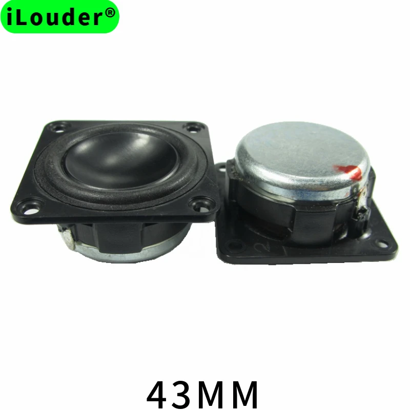 43mm 4 Ohm 8 Ohm RMS Power 5W Neodymium square Woofer Horn 1.7 Inch Plastic Frame Foam Edge Bass Speaker 43mm Full Range Speaker