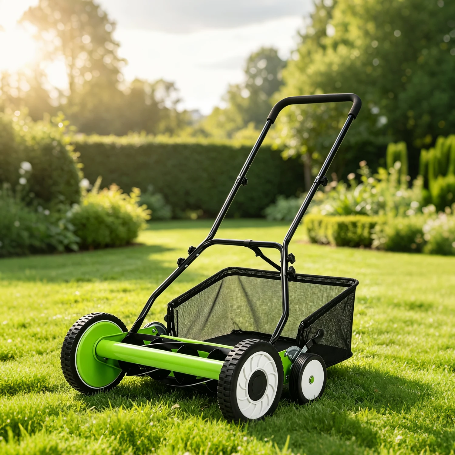 Conventional Reel - 18 Inch Push Reel Lawn Mower,