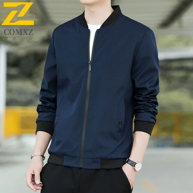 EiAO سترة الرجال البيسبول مقاوم للماء يندبروف معطف غير رسمي للمشي التخييم الصيد العصرية في الهواء الطلق ربيع الخريف ارتداء 2025 #2