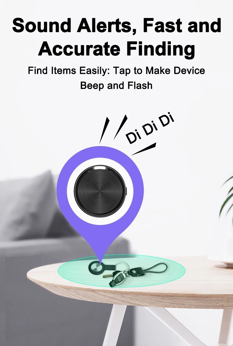 Tag Kompatibel mit Android Find Hub Bluetooth GPS-Tracker Google Find My Airtag Schlüsselanhänger Smart Tag Smart Life Positionierungsfinder – Detail 7