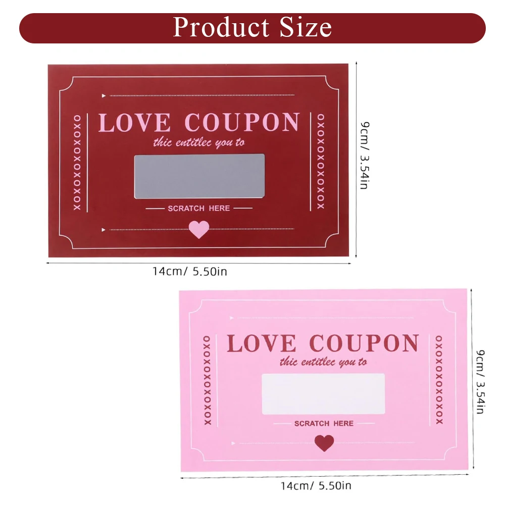 30 ورقة/مجموعة من بطاقات التاريخ للخدش، كوبونات الحب، حفلات إبداعية، تذاكر ألعاب ممتعة لذكرى عيد ميلاد الزفاف بنفسك