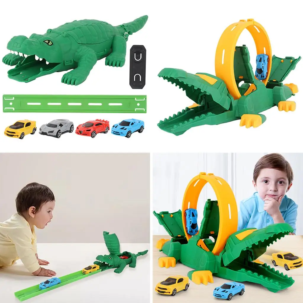 

Rails Shape Ejection No Battery Needed Deformable Track No Burrs Gift for Kid