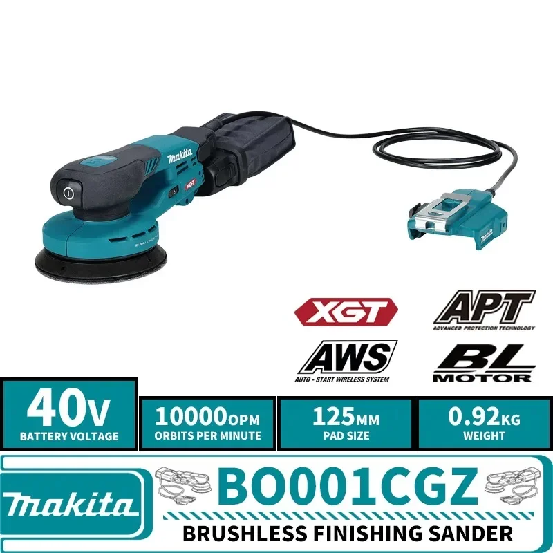 Makita BO001CGZ BO003CGZ BO005CGZ Brushless Cordless Finishing Sander 40V Lithium Power Tools