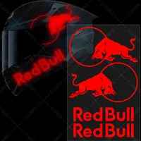 Vinyl Red Bull Helmet Sticker Decal Logo