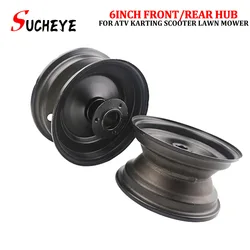 6-inch wheels use 145/70-6 13x5.00-6 13x6.50-6 tires ATV 3-hole vacuum rim, suitable for 110-125cc karts, lawn mowers,