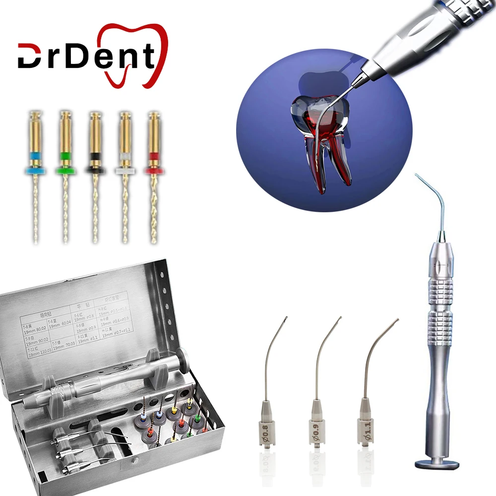 Root Canal Files Extractor Holder Remover Needle Endo Dental Tools Dentistry Endo Restoration Stomatology Instrument Kit