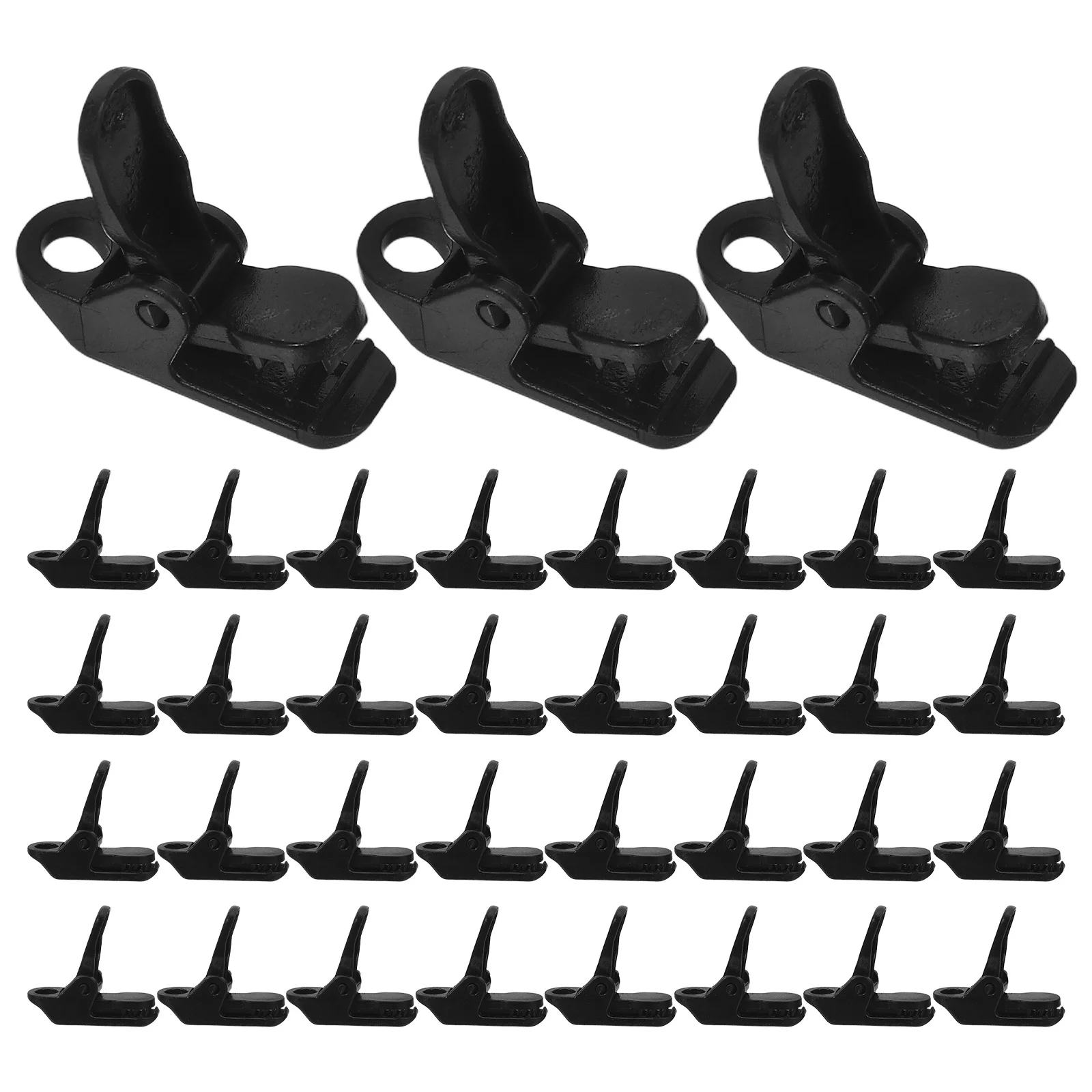 

40Pcs Windproof Tent Fasteners Robust Clamp Design for Secure Tarp Fixing in Harsh Weather Conditions Tent Clamp