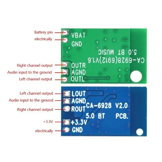5V Bluetooth Audio Receiver Module Bluetooth Amplifier Board bluetooth PCBA CA-6928