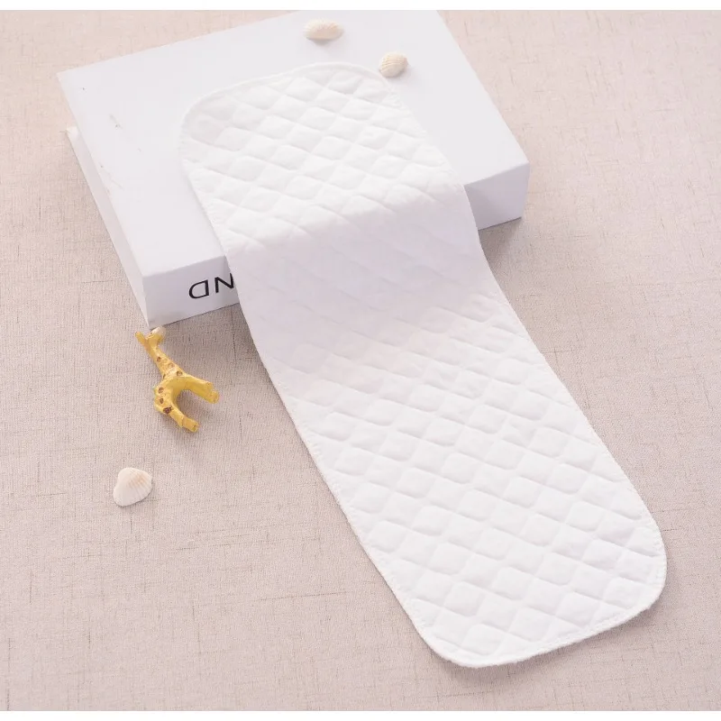 

3Layers 2Pcs Baby Diaper Inserts Ultra Absorbent Reusable Washable Cloth Diaper Pads for Newborn Pocket Cloth Diapers Burp
