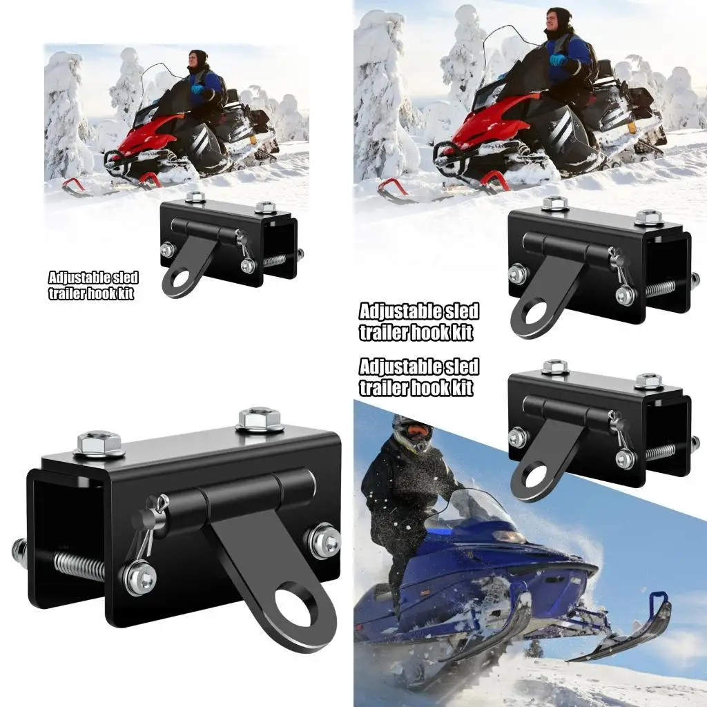 Corrosion Resistant Snow Sleds Trailer Hitch with Adjustable Design and Heavy Duty Construction Bumper Hitch