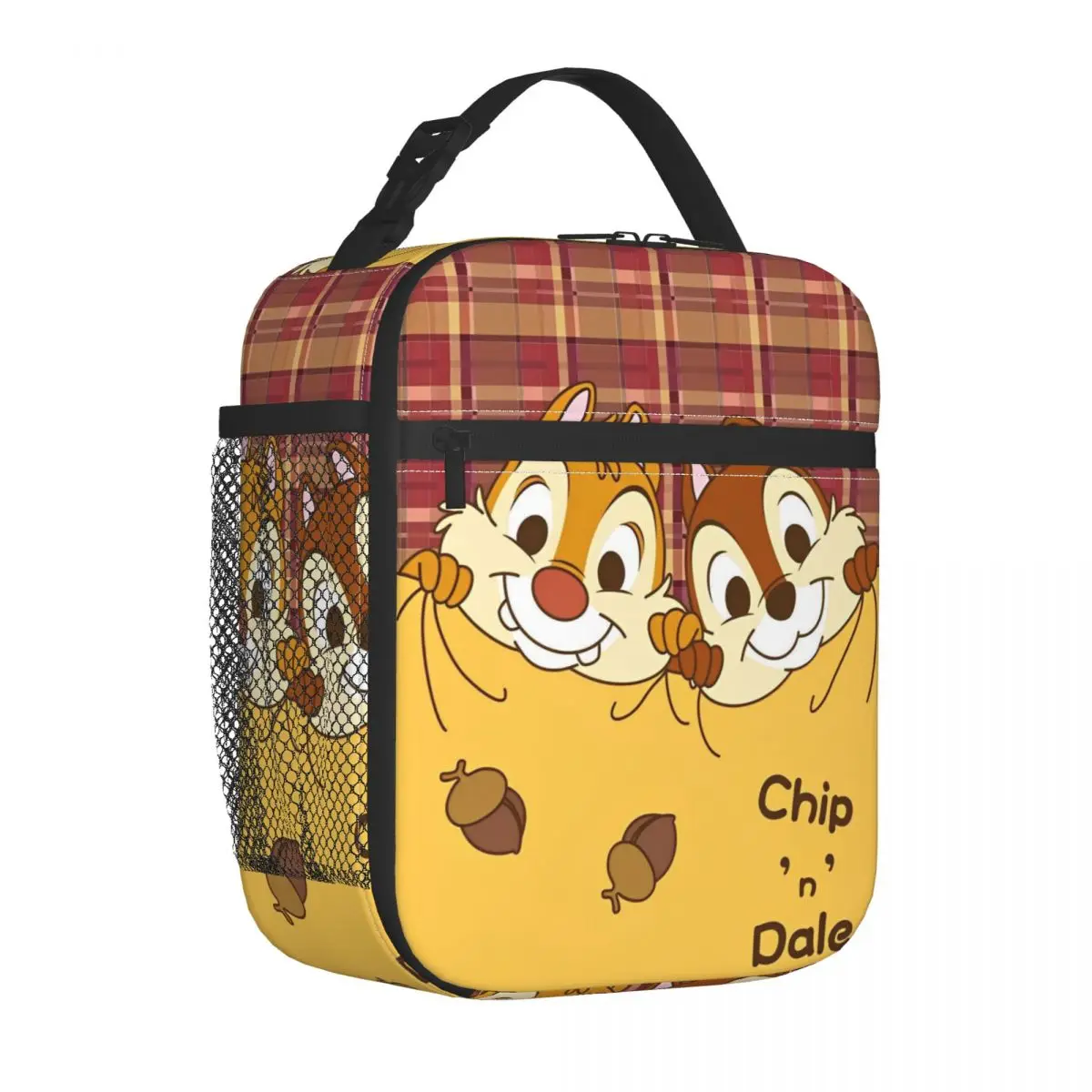 

Изолированные сумки для обеда с мультяшным бурундука Chip 'n Dale, портативный контейнер для еды, сумка-холодильник, сумка-тоут, ланч-бокс, школьная сумка для еды для пикника