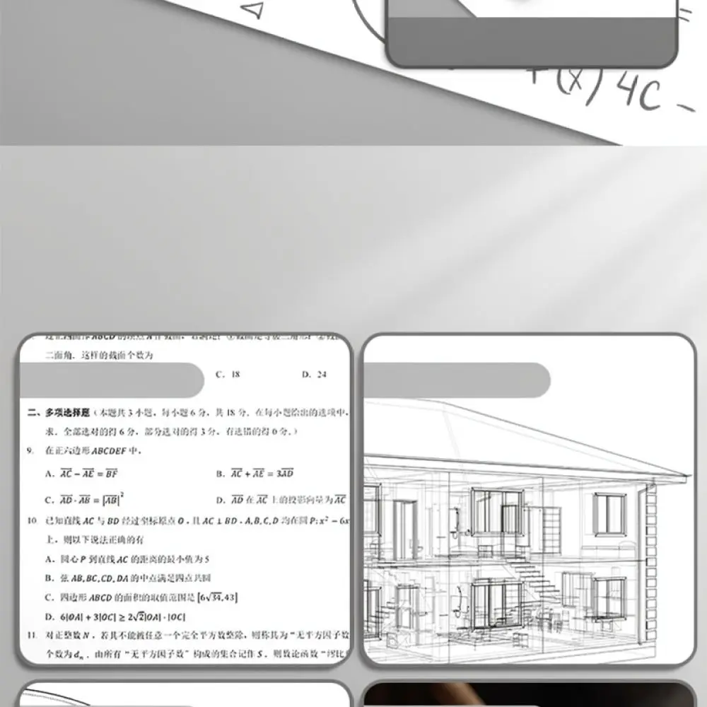 Professional Transparent Drafting Ruler Plastic Measurement Gauge Clear Scale Student Math Stationery Drawing Supplies Tool