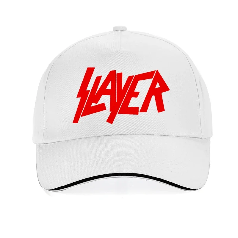 Fashion Brand Printing Slayer Heavy Metal Thrash Rock Band Baseball Cap Summer Adjustable Metal Band Hats Unisex Snapback Hat