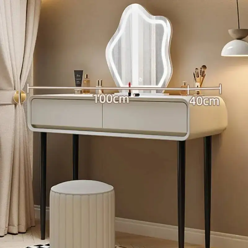 Affordable White Design Modern Dressing Table Women Small Essentials Small Dressing Table Cabinet Texture Tocador Furniture