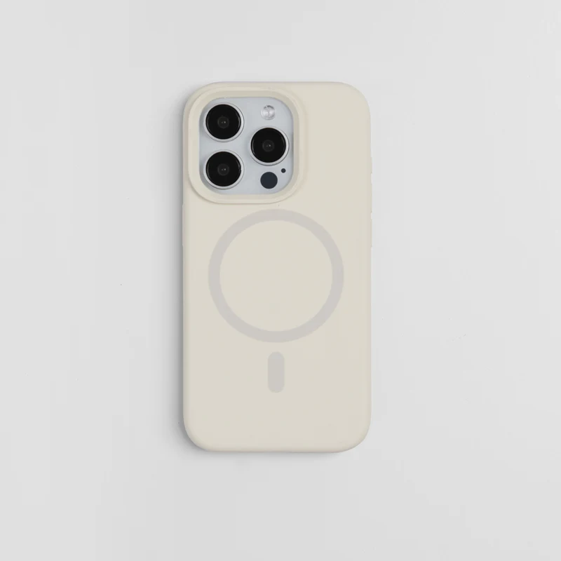 Magnetische Einfarbige Flüssigsilikon-Hülle für MagSafe Handyhülle für iPhone 17 18 Pro Max 16 15 14 13 Kabelloses Laden Weiche Hülle – Detail 23