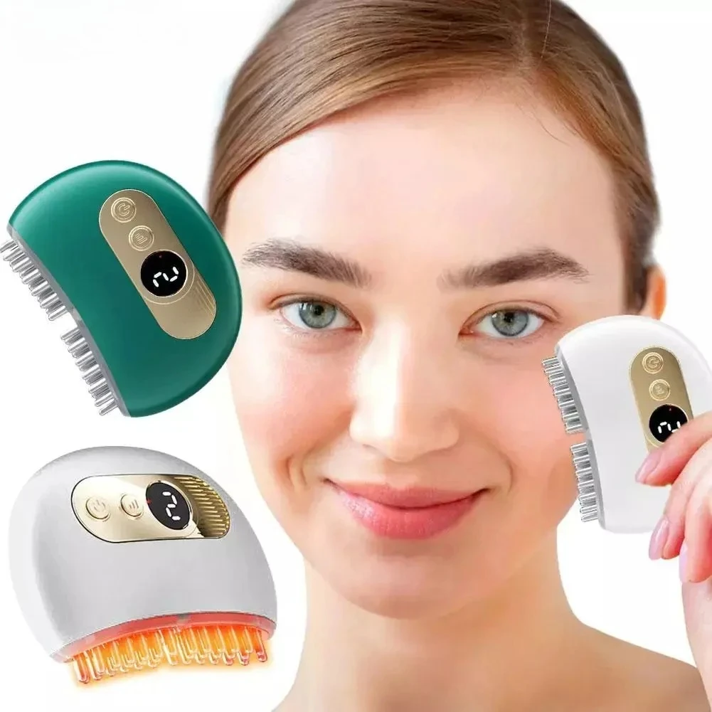 

Electric Scalp Acupoint Massage Brush Lifting Facials Scalp Device Comb Massage Relax Nourishing Vibration Massag Anti Hair Loss