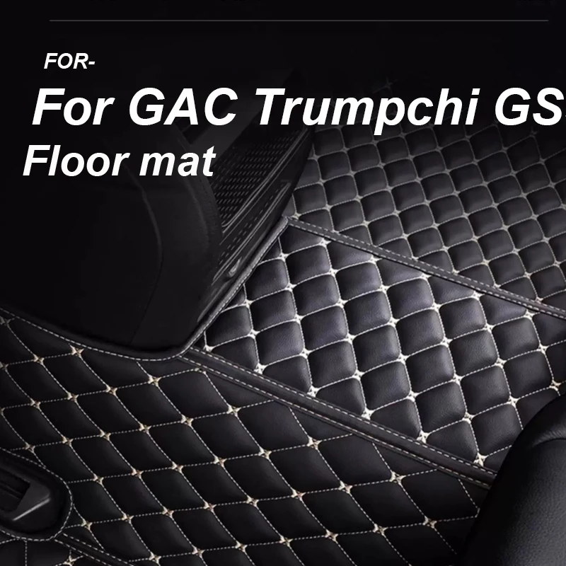 

LUXURY Car Floor Mats For GAC Trumpchi GS3 2017 2018 2019 2020 2021 Custom Auto Foot Pads Automobile Carpet Interior Accessories