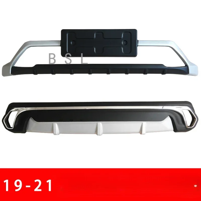 

car bumper protection Plastic Front+Rear Bumper Guard Protector for Mitsubishi Outlander 2016-2021 car accessories