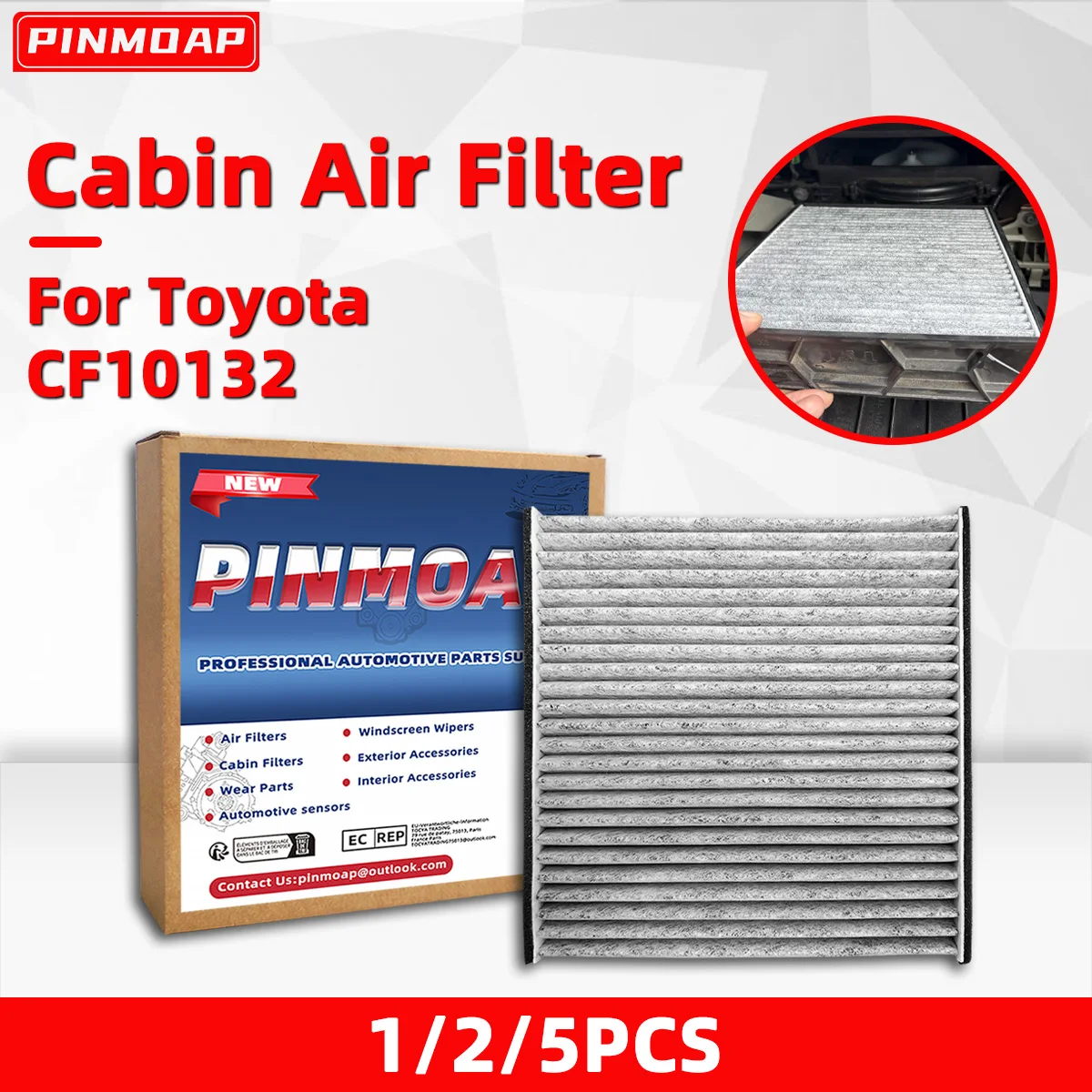 PINMOAP Auto-Klimaanlagenfilter ist geeignet für Lexus ES300 GX470 RX350 RX400h Toyota Avalon Camry Sienna Solara 87139-YZZ19 – Detail 1