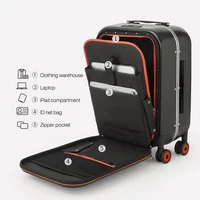 Mixi New Innovative Design Suitcase Carry On Hardside Rolling Luggage PC Spinner Wheels Trolley Case Aluminum Frame 5