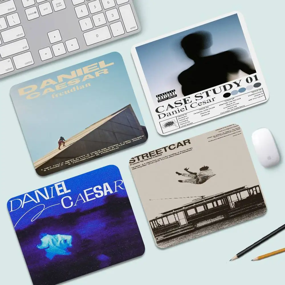 opular Singer D-Daniel Caesar Shortcuts Mouse Pad Small Office Mousepad Cloth with Non-Slip Rubber Base for Home Computer Laptop