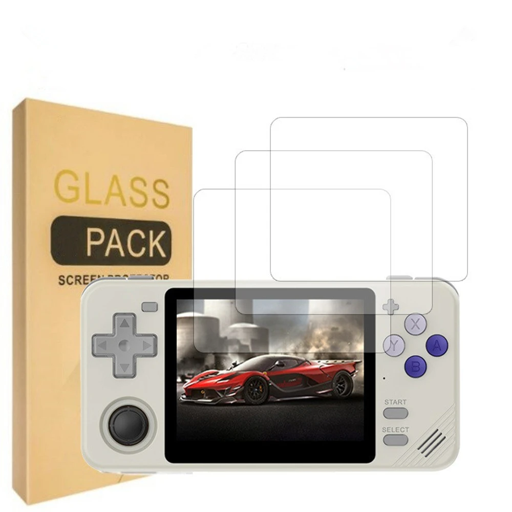 Screen Protector Protective Film for Powkiddy RGB10X Game Console 9H Clear Tempered Glass