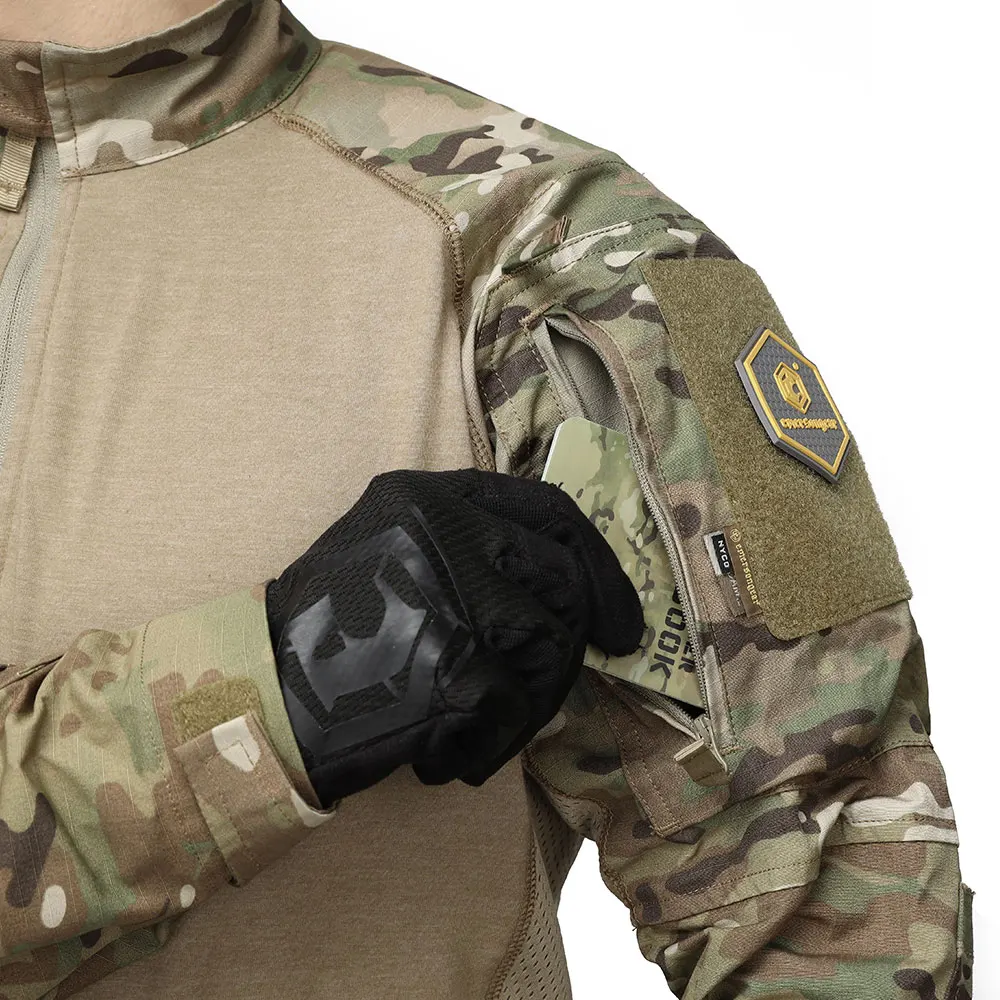 Emersongear Anaconda Allterrain-Kampfshirts Trainingsshirts T-Shirts Camping 4-Wege-Stretch-T-Shirt Wandern Jagd EM9742 – Detail 9
