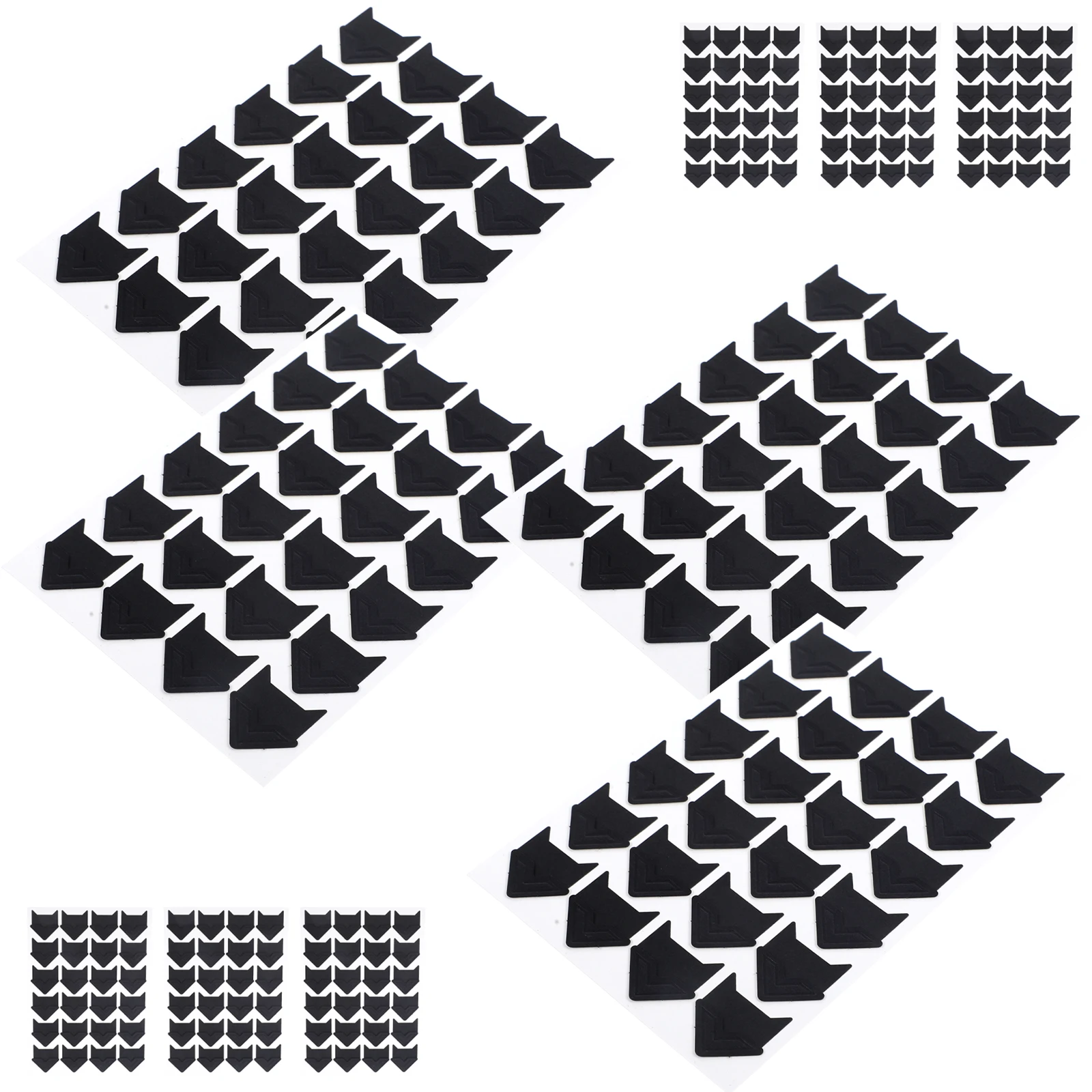 

10 Sheets Self Adhesive Photo Corners Stickers Multicolor for Album Scrapbook Journal Picture DIY Storage Book Mounting