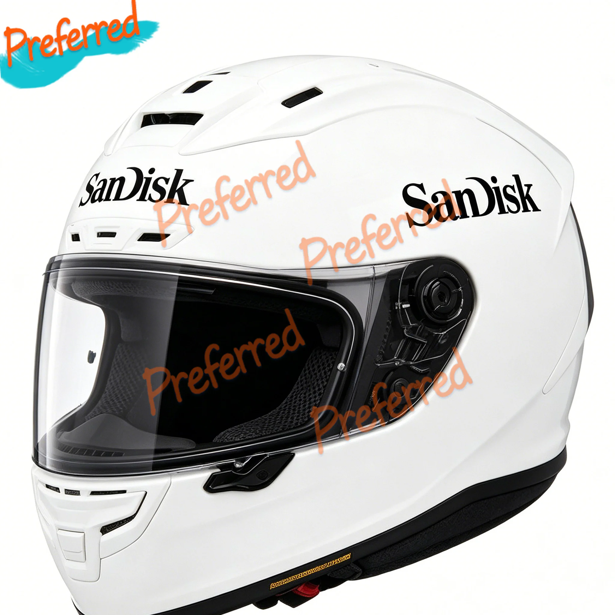2x Sticker Vinilo Pegatina Decal Vinyl Aufkleber Adesivi Autocollant Sandisks - Customizable in Any Sticker Size -No Background