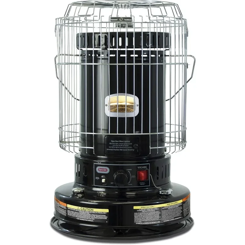 Dyna-Glo WK24BK 23,800 BTU Indoor Kerosene Convection Heater, Black