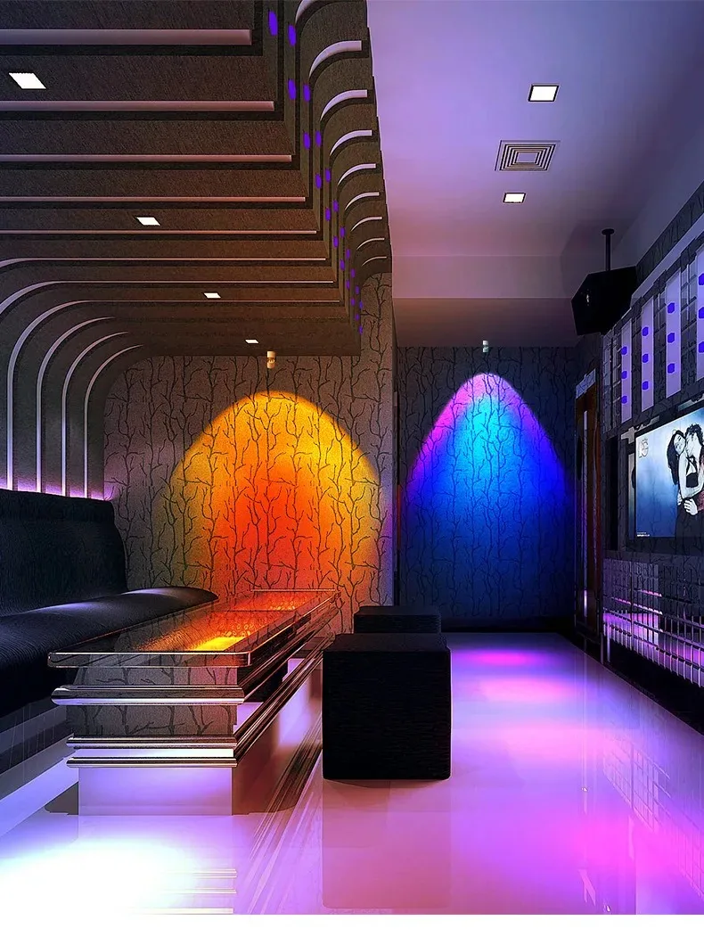 

Потолочный светильник, прожектор на закате, светодиодный светильник вниз, внутреннее накладное точечное освещение для украшения гостиной, спальни, прихожей