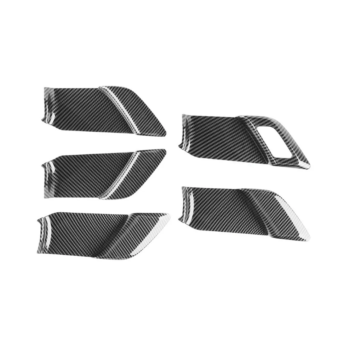 

Car Carbon Fiber Black Inner Door Handle Cover for Toyota Prius 60 Series 2020-2023 Door Bowl Handle Trim Frame