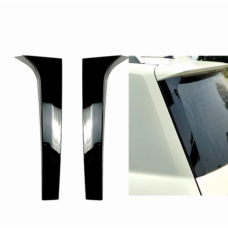 2PCS Gloss Black ABS Car Rear Window Spoiler Side Wing Cover Trim For Mercedes Benz GLK-Class X204 GLK 200 260 300 2009-2015