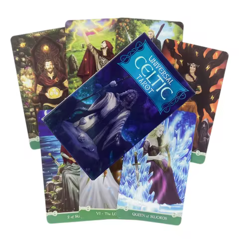 Universal Celtic Tarot Cards Divination Deck English Versions Edition Oracle Board Playing INK Table Game For Party