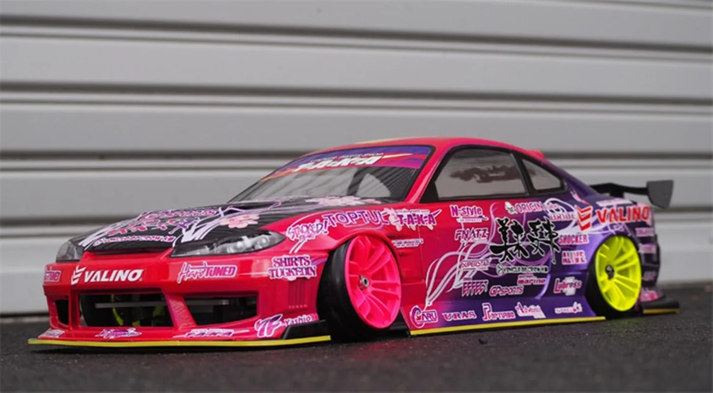 Addiction Taka Taki Meijira S15 Transparent 1/10RC drift shell AD-HB7A