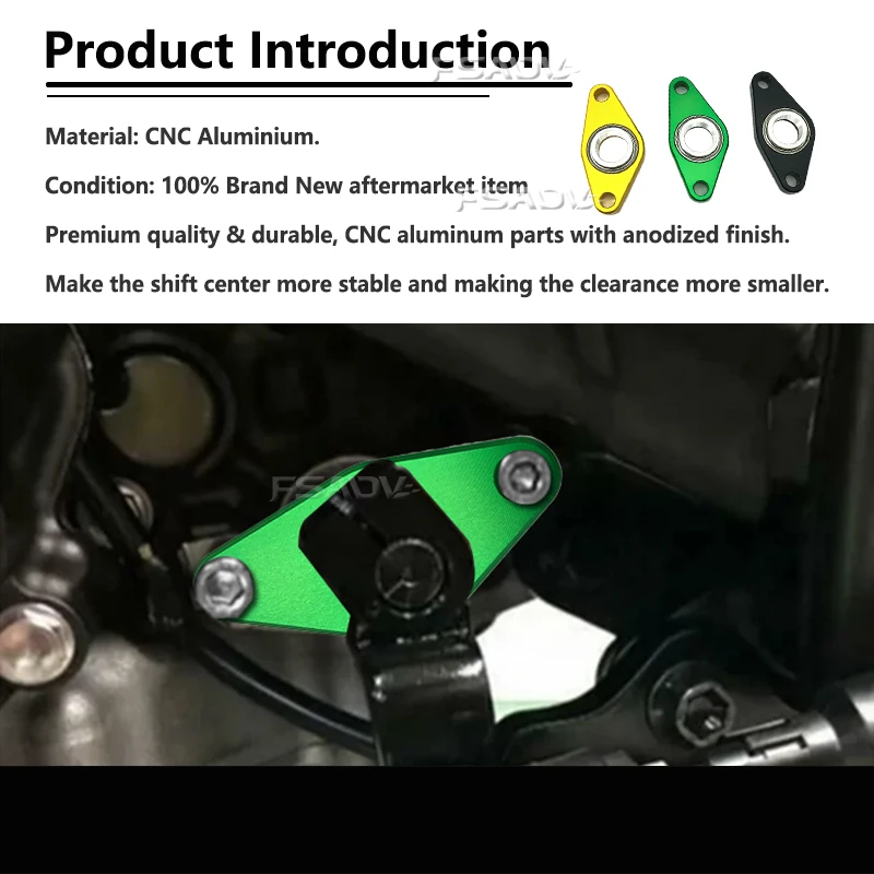 For Kawasaki Ninja ZX-25R ZX-4R 2020-2023 Aluminium Change Rod Retainer Gear Lever Support Stabilizer ZX25R ZX4R Motorcycle