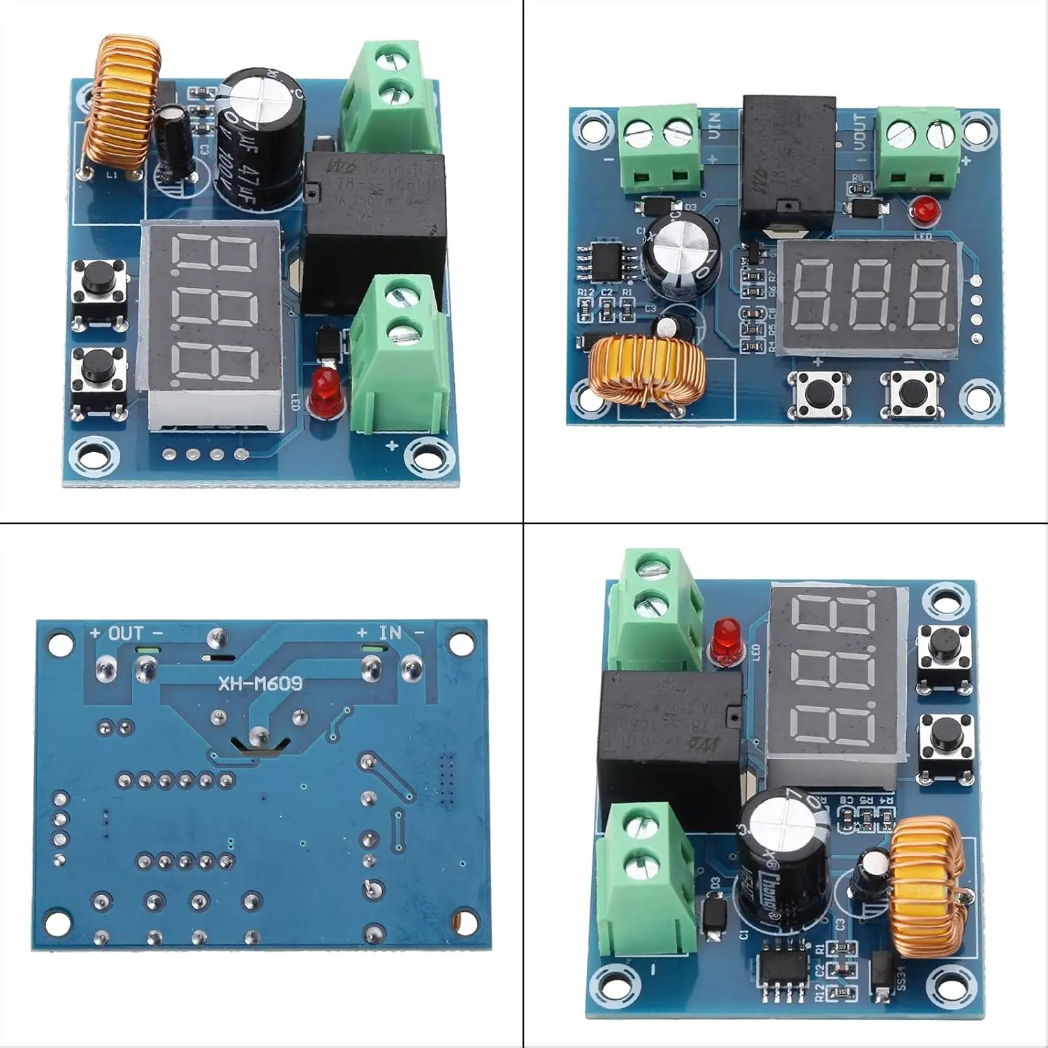 PowMr 12V 24V 36V Battery Low Voltage Protection Board DC Charge Digital Module Solar Battery Equalizer Balancer Controller