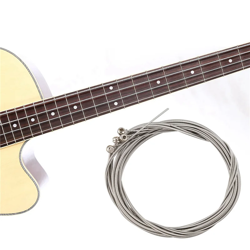 

Set Of 24 Steel Strings For 4 String Bass Guitar