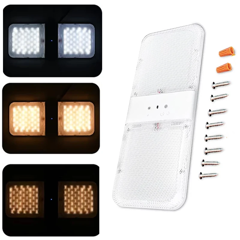 

Ultra-Bright COB RV Lights, Adjustable Dimming, Touch Switch, Car Interior Light for Camper, Boat, Van -Vehicle Reading Lamp