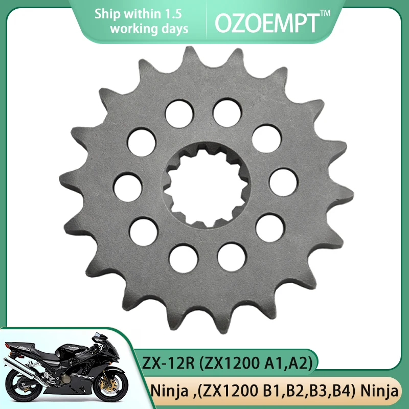 

Передняя Звездочка для мотоцикла OZOEMPT 530-18T, применяется к ZX-12R (ZX1200 A1,A2) Ninja 00-01 ZX-12R (ZX1200 B1,B2,B3,B4) Ninja 02-05