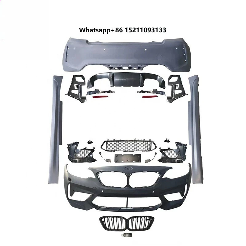 

2013 Year up 2S 2 Series Upgrade to M2C Style PP Material Bumper Side Skirts Body Prats